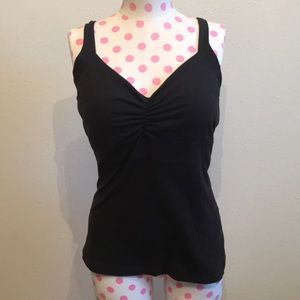 Prana black workout top -yoga
